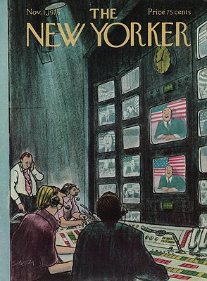 ORIG VINTAGE MAGAZINE COVER/ THE NEW YORKER - NOVEMBER 1 1976Saxon (Illust.), Charles, Illust. by: Charles  Saxon