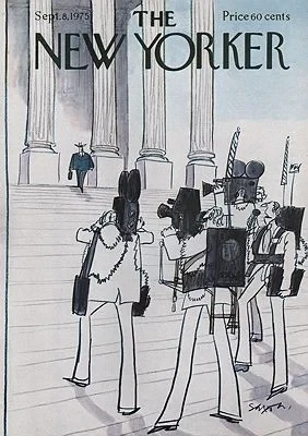 ORIG VINTAGE MAGAZINE COVER - THE NEW YORKER - SEPTEMBER 8 1975Saxon (Illust.), Charles, Illust. by: Charles  Saxon