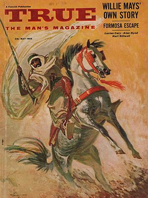 ORIG VINTAGE MAGAZINE COVER/ TRUE THE MAN'S MAGAZINE - MAY 1955Reusswig (Illust.), William, Illust. by: William  Reusswig