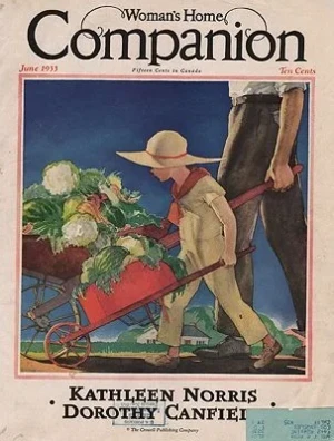 ORIG VINTAGE MAGAZINE COVER/ WOMAN'S HOME COMPANION - JUNE 1933Hollingsworth (Illust.), Will, Illust. by: Will  Hollingsworth