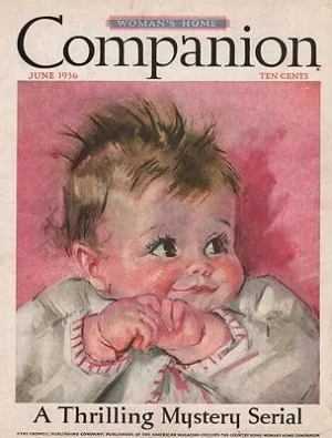 ORIG VINTAGE MAGAZINE COVER/ WOMAN'S HOME COMPANION - JUNE 1936Fangel (Illust.), Maud Tousey, Illust. by: Maud Tousey  Fangel