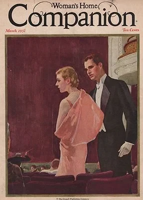 ORIG VINTAGE MAGAZINE COVER/ WOMAN'S HOME COMPANION - MARCH 1931Spreter (Illust.), Roy, Illust. by: Roy  Spreter