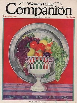ORIG VINTAGE MAGAZINE COVER/ WOMAN'S HOME COMPANION - NOVEMBER 1931Powers (Illust.), Marion, Illust. by: Marion  Powers