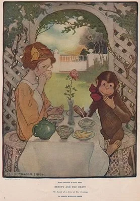 ORIG VINTAGE MAGAZINE ILLUSTRATION/ COLLIER'S MAY 30 1908Smith (Illust.), Jessie Wilcox, Illust. by: Jessie Wilcox  Smith