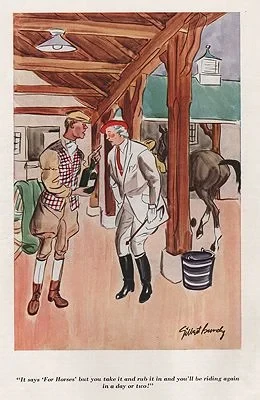 ORIG VINTAGE MAGAZINE ILLUSTRATION/ COLOR CARTOON BY GILBERT BUNDYBundy (Illust.), Gilbert, Illust. by: Gilbert  Bundy