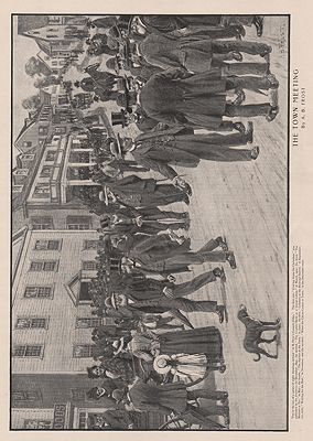 ORIG VINTAGE MAGAZINE ILLUSTRATION/ LADIES HOME JOURNAL - JANUARY 1900Frost (Illust.), A. B., Illust. by: A.B.  Frost