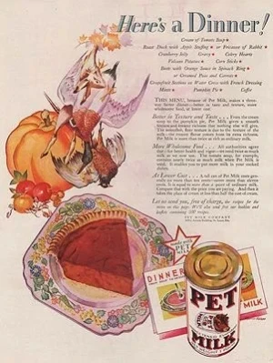 ORIG. VINTAGE MAGAZINE COVER/ 1929 PET MILK ADKaiser (Illust.), Martin, Illust. by: Martin  Kaiser