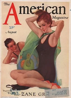 ORIG. VINTAGE MAGAZINE COVER - AMERICAN MAGAZINE - AUGUST 1931Chambers (Illust.), C.E., Illust. by: C.E.  Chambers