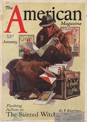 ORIG. VINTAGE MAGAZINE COVER - AMERICAN MAGAZINE - JANUARY 1931Sheridan (Illust.), John, Illust. by: John  Sheridan