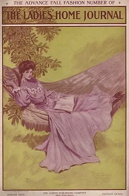 ORIG. VINTAGE MAGAZINE COVER - LADIES HOME JOURNAL - AUGUST 1905Peirce (Illust.), Thomas Mitchell, Illust. by: Thomas Mitchell  Peirce
