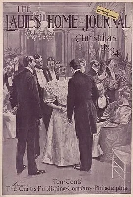ORIG. VINTAGE MAGAZINE COVER - LADIES HOME JOURNAL - CHRISTMAS DECEMBER 1894Smedley (Illust.), W.T., Illust. by: W.T.  Smedley