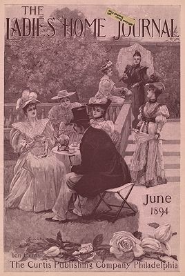 ORIG. VINTAGE MAGAZINE COVER/ LADIES HOME JOURNAL - JUNE 1894Small (Illust.), Frank O., Illust. by: Frank O.  Small