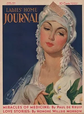 ORIG. VINTAGE MAGAZINE COVER - LADIES HOME JOURNAL - JUNE 1931Munson (Illust.), Knute O., Illust. by: Knute O.  Munson