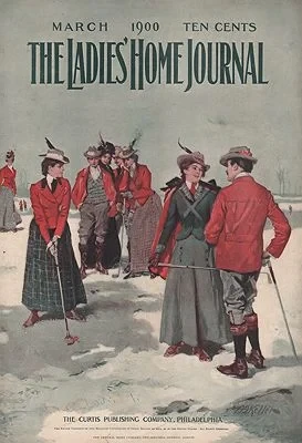 ORIG. VINTAGE MAGAZINE COVER - LADIES HOME JOURNAL - MARCH 1900Keller (Illust.), Arthur I., Illust. by: Arthur I.  Keller
