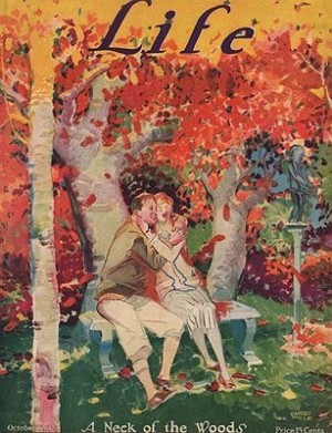 ORIG. VINTAGE MAGAZINE COVER/ LIFE - OCTOBER 15 1925Price (Illust.), Garrett, Illust. by: Garrett  Price