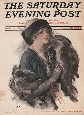 ORIG. VINTAGE MAGAZINE COVER/ SATURDAY EVENING POST - MARCH 23 1912Williams (Illust.), C.D., Illust. by: C.D.  Williams