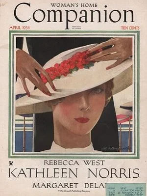 ORIG. VINTAGE MAGAZINE COVER - WOMAN'S HOME COMPANION - APRIL 1934Hollingsworth (Illust.), Will, Illust. by: Will  Hollingsworth