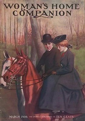 ORIG. VINTAGE MAGAZINE COVER - WOMAN'S HOME COMPANION - MARCH 1906Pressler (Illust.), A.E., Illust. by: A.E.  Pressler