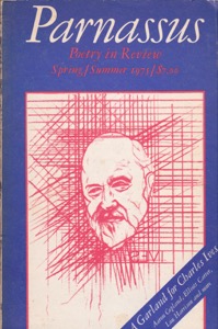 Parnassus: Poetry in Review - Spring/Summer 1975, Vol. 3, No. 2 by: Editor: Leibowitz, Herbert