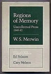 REGIONS OF MEMORYMerwin, W S