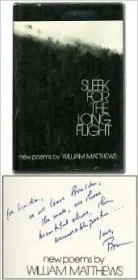 Sleek For the Long Flight: New PoemsMatthews, William