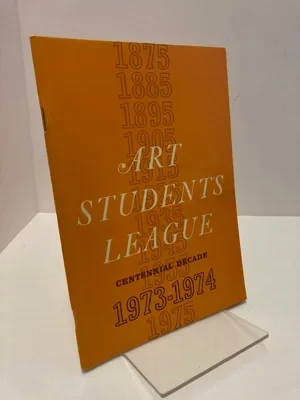 The Art Students League, 99th Regular Session, 1973-1974Specht, Lisa M.