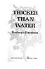 Thicker Than WaterHarrison, Kathryn