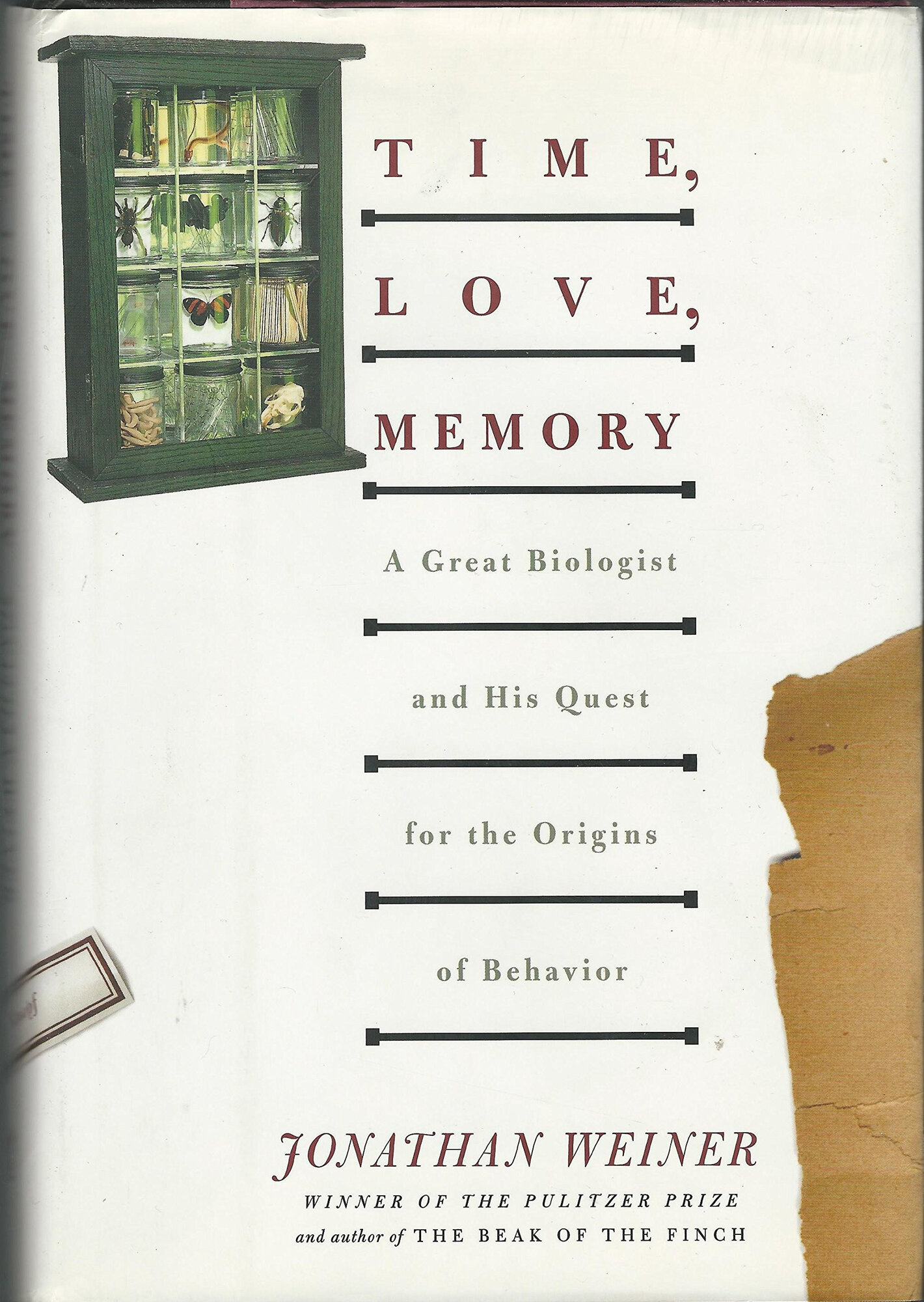 Time, Love, Memory: A Great Biologist and His Quest for the Origins of Behavior by: Weiner, Jonathan