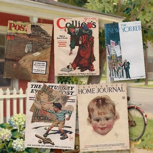 Vintage Magazine Covers and Ads