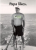 Hemingway wearing Monroe Street Books T-shirt